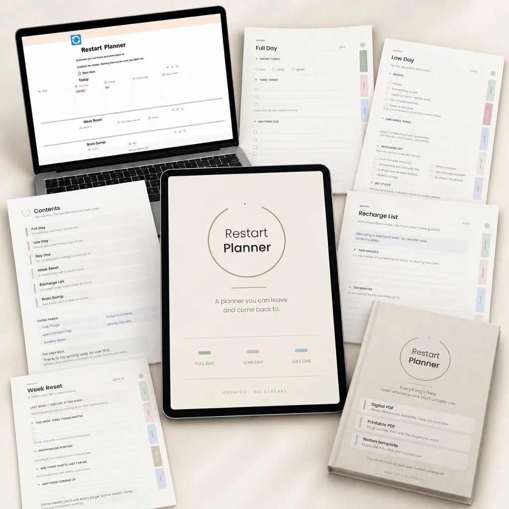 The Restart Planner